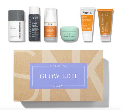 Space NK Glow Edit Box Contents