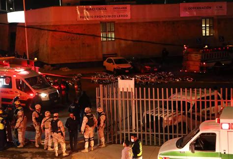 Advierte Fgr Que Estaci N Migratoria De La Tragedia En Ciudad Ju Rez