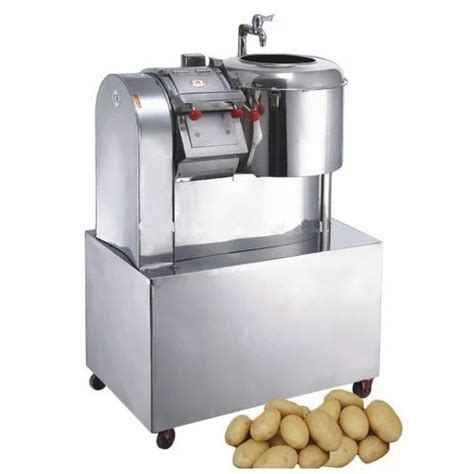 Potato Chips Making Machine Semi Automatic Potato Cutting And Slicing