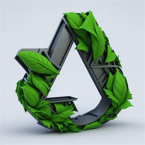 Premium Photo Vector Green Recycling Icon