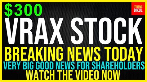 Vrax Stock Virax Biolabs Group Ltd Stock Breaking News Today Vrax