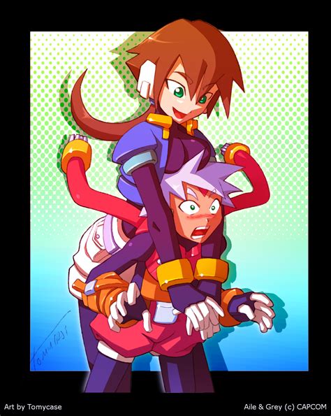 Megaman Zx Vent And Aile Kiss