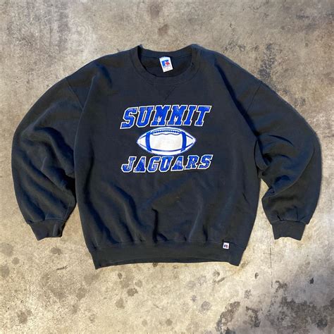 Russell Athletic Crew Neck Summot Jaguars From Mid 90s Depop