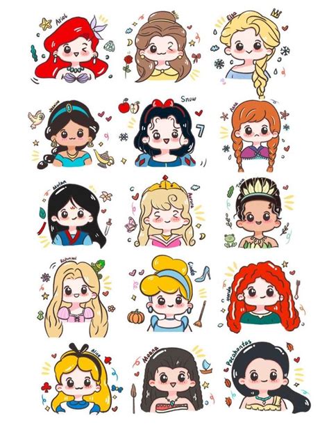 Pin By Kavaerca On Dibujos De Princesas Disney Sketsa Kartu Kartu