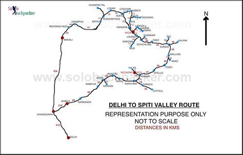 Road Journeys From Delhi To Spiti Valley Solo Backpacker