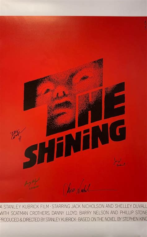 Jack Nicholson Autograph Signed Shining Poster