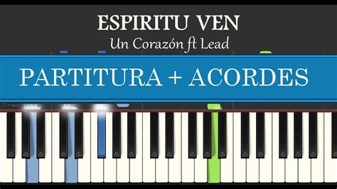 Espiritu Ven Un Coraz N Ft Lead Piano Tutorial Cover Synthesia