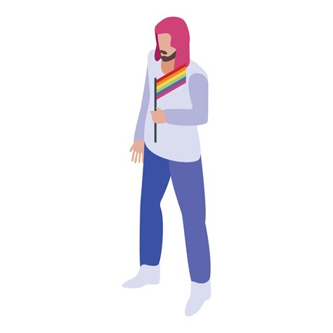 Man gay icon, isometric style 15847361 Vector Art at Vecteezy