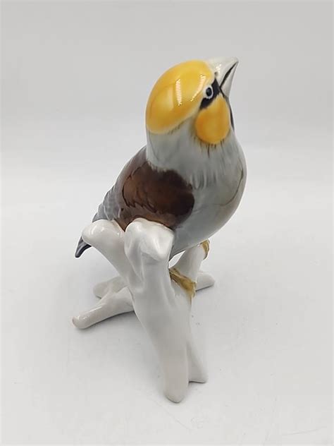 Figurka Porcelanowa Ptaka Karl Ens Volkstedt Antykikormoran