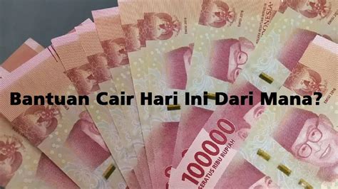 Alhamdulillah Bantuan Rp Rp Ribu Cair Hari Ini Juli