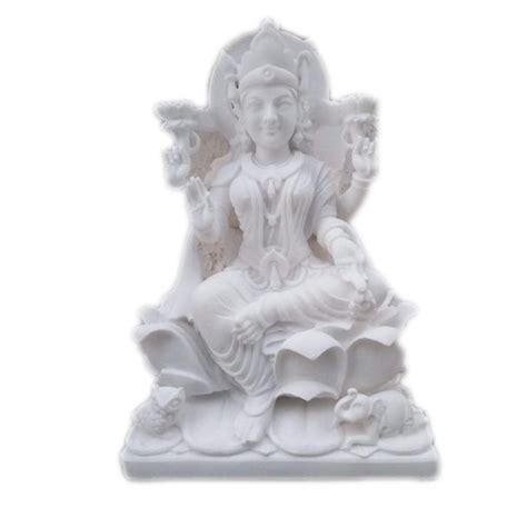 White Hindu Marble Laxmi Ji Statue For Temple Size 3 Feet At Rs