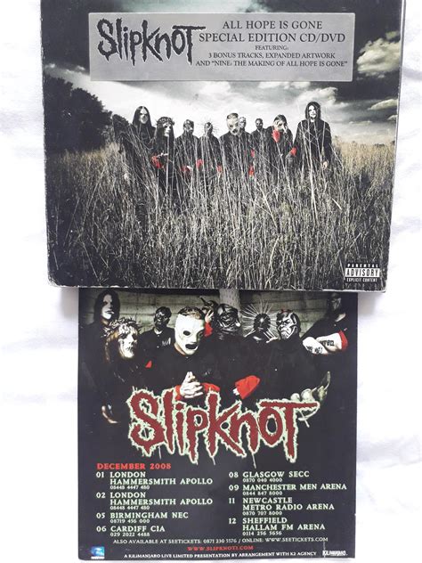 Slipknot All Hope Is Gone Special Edition I Bought On Release Day