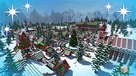 50 best ideas for coloring | Minecraft Christmas Village