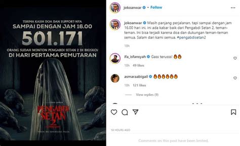 Baru Sehari Tayang Di Bioskop Pengabdi Setan Communion Tembus