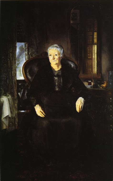 Portrait Of My Mother George Wesley Bellows Ashcan School