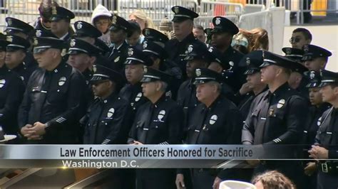 Law Enforcement Officers Honored For Sacrifice YouTube