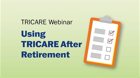 Using Tricare After Retirement Webinar Youtube