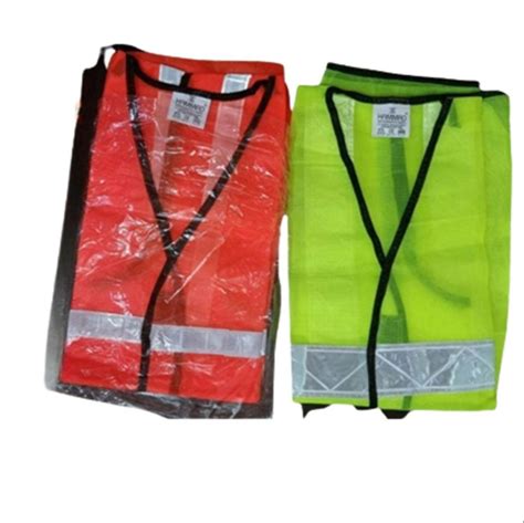 Hammro Orange And Green Polyester Reflective Safety Vest Jacket Gsm 40 Size Free Size At Rs