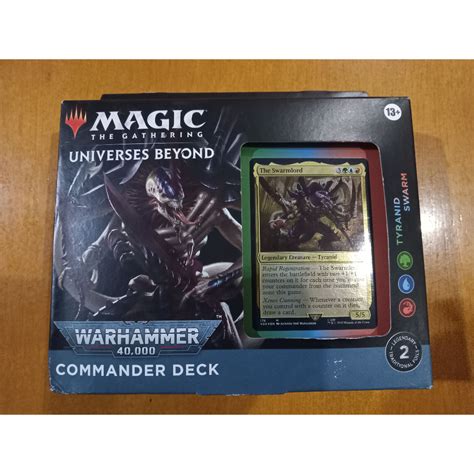 Mtg Tyranid Swarm The Swarmlord Warhammer 40000 Commander Deck Magic The Gathering English