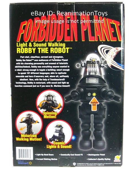 Forbidden Planet Lighted Talking Walking Robby Robbie Robot