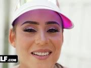 Huge Boobed Latina In Tight Yoga Pants Bounces Her Massive Oiled Up