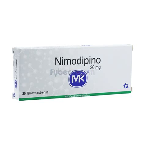 Nimodipino Mk Tabs Recubiertas 30Mg C 20 Suelta Fybeca