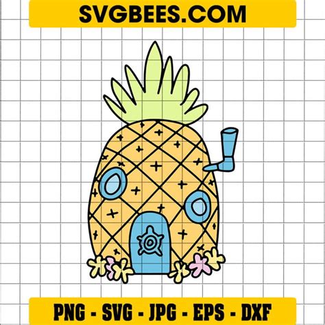 Spongebob Flowers Svg Svgbees