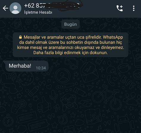 Whatsapp Dan Tan Mad M Numaradan Mesaj Geldi Ikayetvar