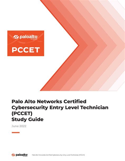 PCCET Palo Alto Networks Certified Cybersecurity Entry Level Technician