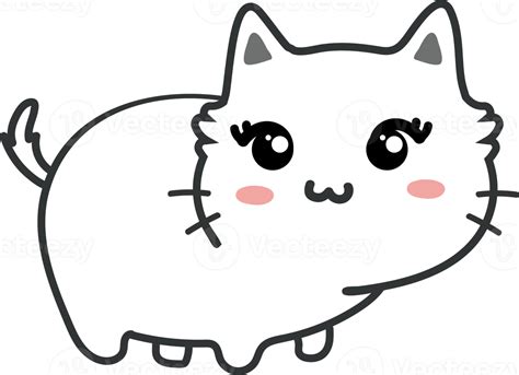 Lindo Gato De Dibujos Animados Gatito Mascota 8483890 Png