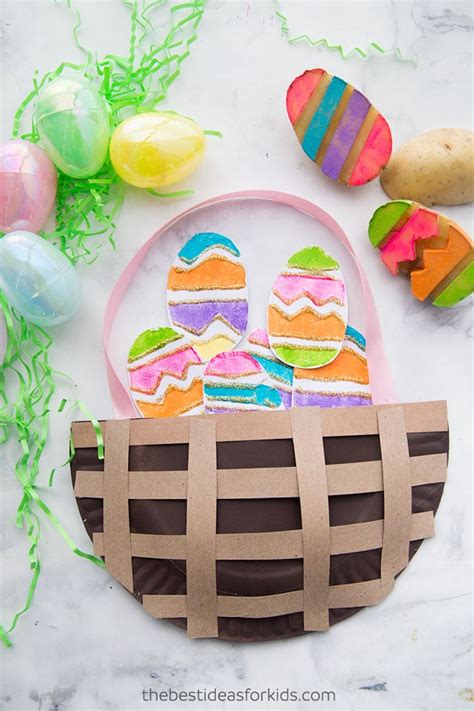 Easter Paper Plate Basket - The Best Ideas for Kids