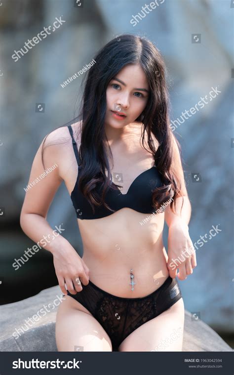 Portrait Asian Sexy Woman Wear Bikini Stock Photo Shutterstock