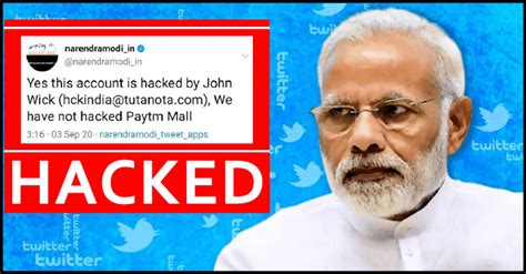 Indian Pm Modi S Twitter Account Hacked Cyber Security News