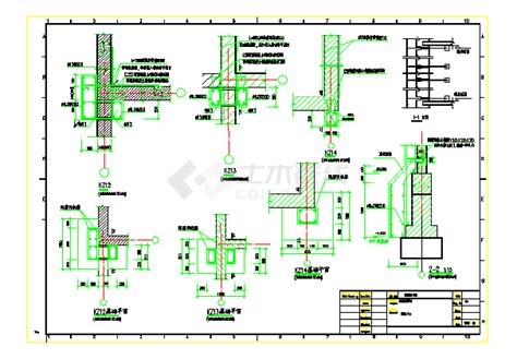 某抗震详图之混凝土构造柱及圈梁详图建筑节点详图土木在线