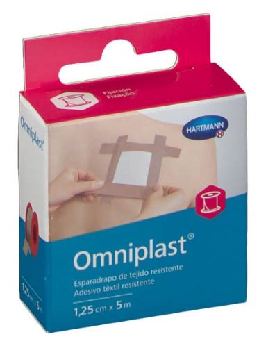 Esparadrapo Hipoalergico Omniplast Tejido Resistente Unidad M X