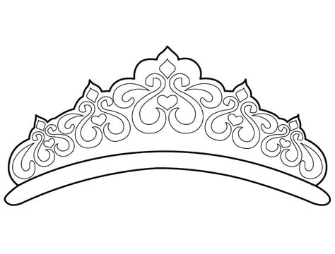 Coloriage Incroyable Couronne De Princesse T L Charger Et Imprimer