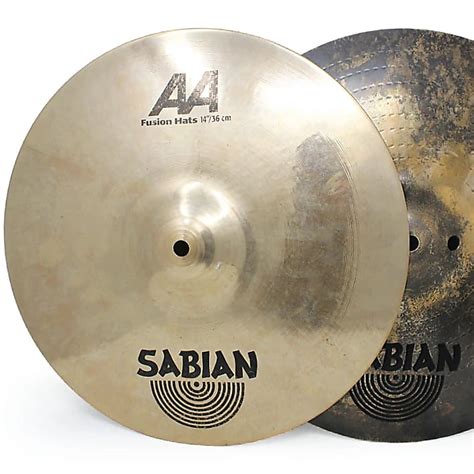 Sabian 14 AA Fusion Hi Hat Cymbals Pair 2002 2010 Reverb