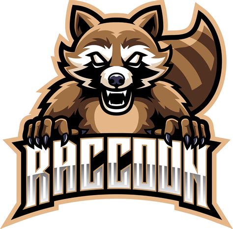 Raccoon Esport Mascot Logo Design By Visink Thehungryjpeg