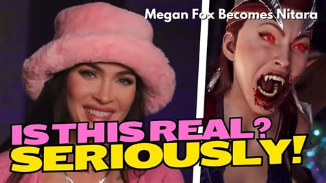 Mortal Kombat 1 Megan Fox Becomes Nitara Trailer YouTube