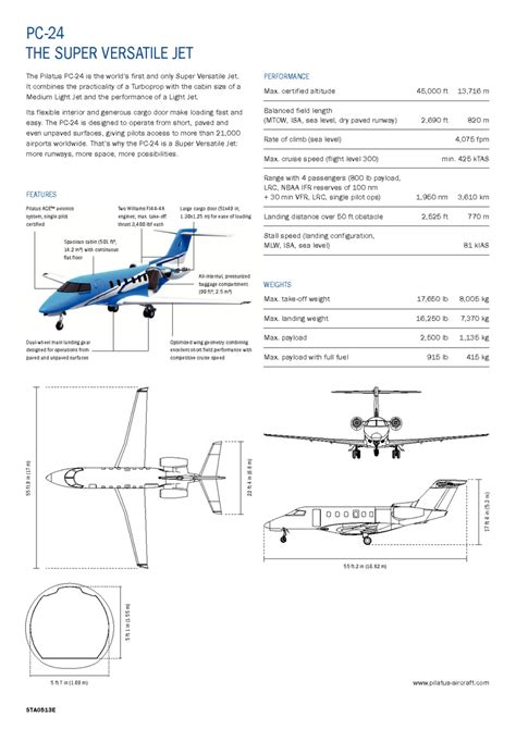 Pilatus PC 24 Factsheet Aviaexpo