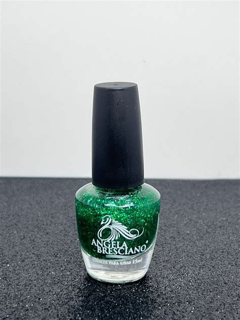 Esmalte Tradicional Angela Bresciano Flokado Verde Distri Nails