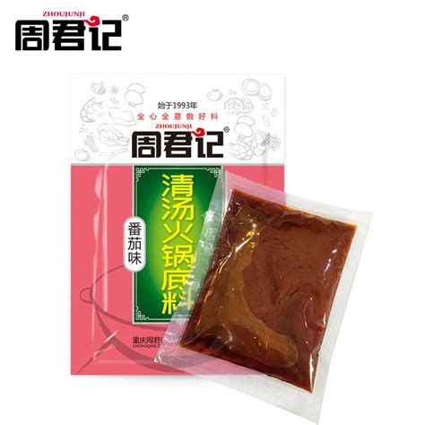 Zhoujunji Hotpot Condiment Chinese Tomato Hot Pot Soup Base Food And Tomato Paste