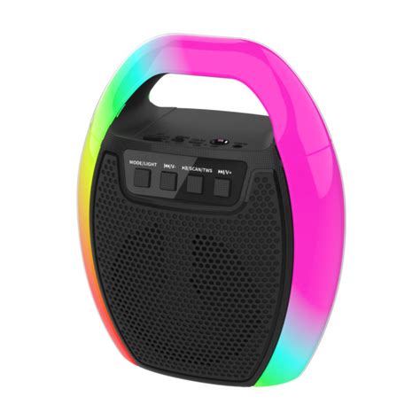 Ripley Parlante Bluetooth Microfono Usb Aux W Rms Rgb Floki Lbn