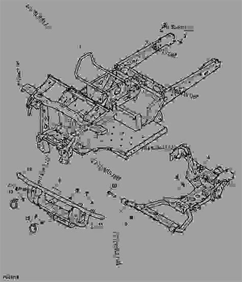 Frame - UTILITY VEHICLE John Deere M-GATOR - UTILITY VEHICLE - Military ...