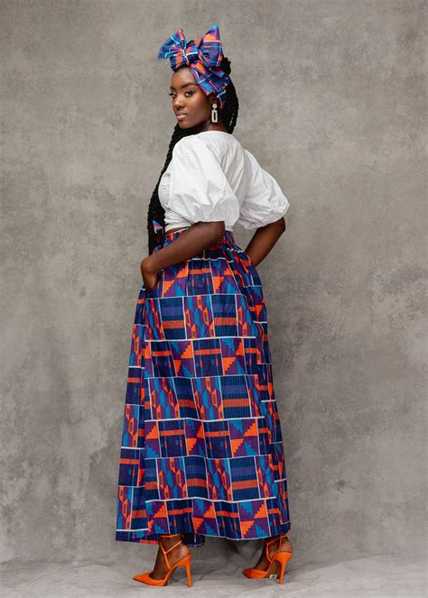 African print maxi skirts – D'IYANU