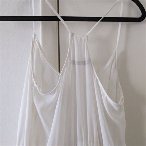 Zara Trafaluc White Maxi Dress Gem