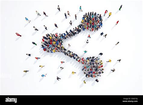 3d Rendering Of People Forms Share Symbol Stock Photo Alamy