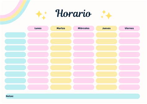 Horarios De Clases ️ Plantillas Gratis Editables 2024