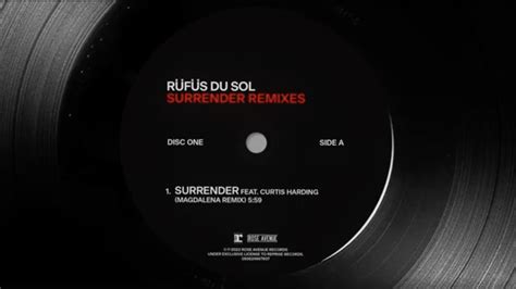 R F S Du Sol Surrender Feat Curtis Harding Magdalena Remix