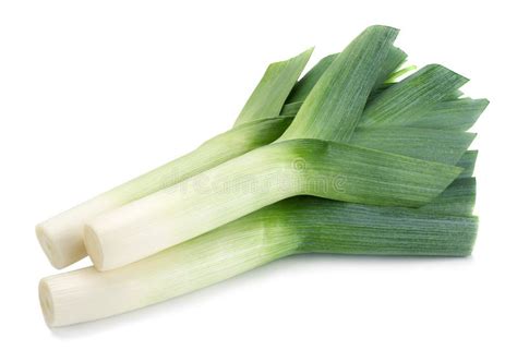 Leek Vegetable On White Stock Image Image Of Plant White 79189723